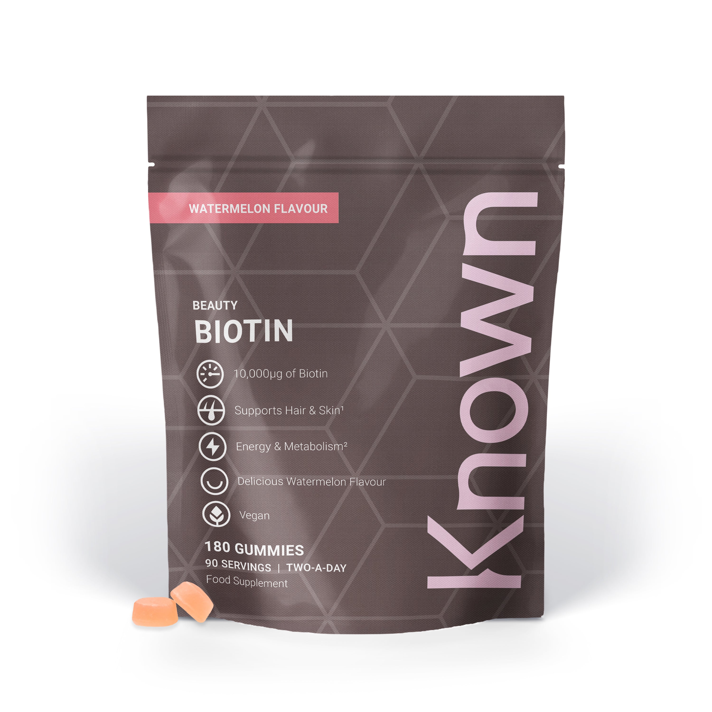 Vegane Biotin-Gummibärchen für das Haar