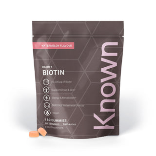 Vegane Biotin-Gummibärchen für das Haar