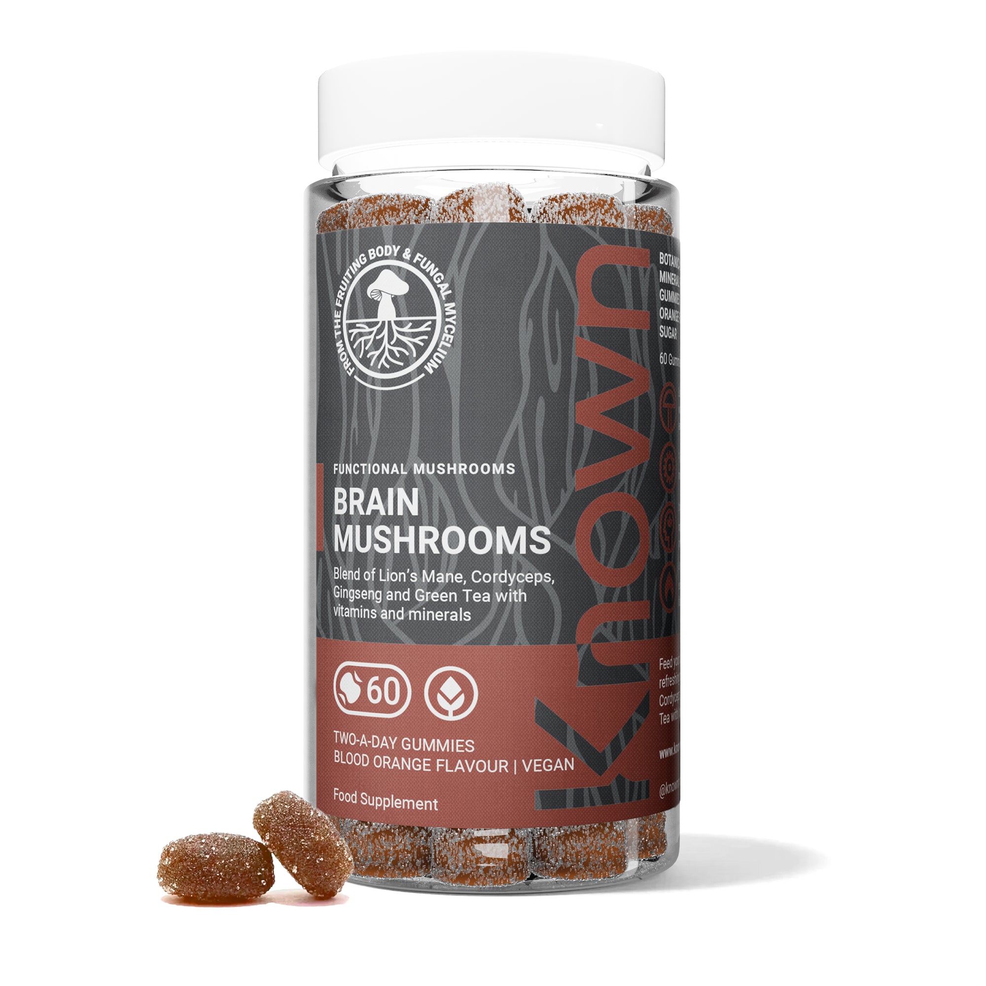 Vegane Gummibärchen „Brain Mushrooms“