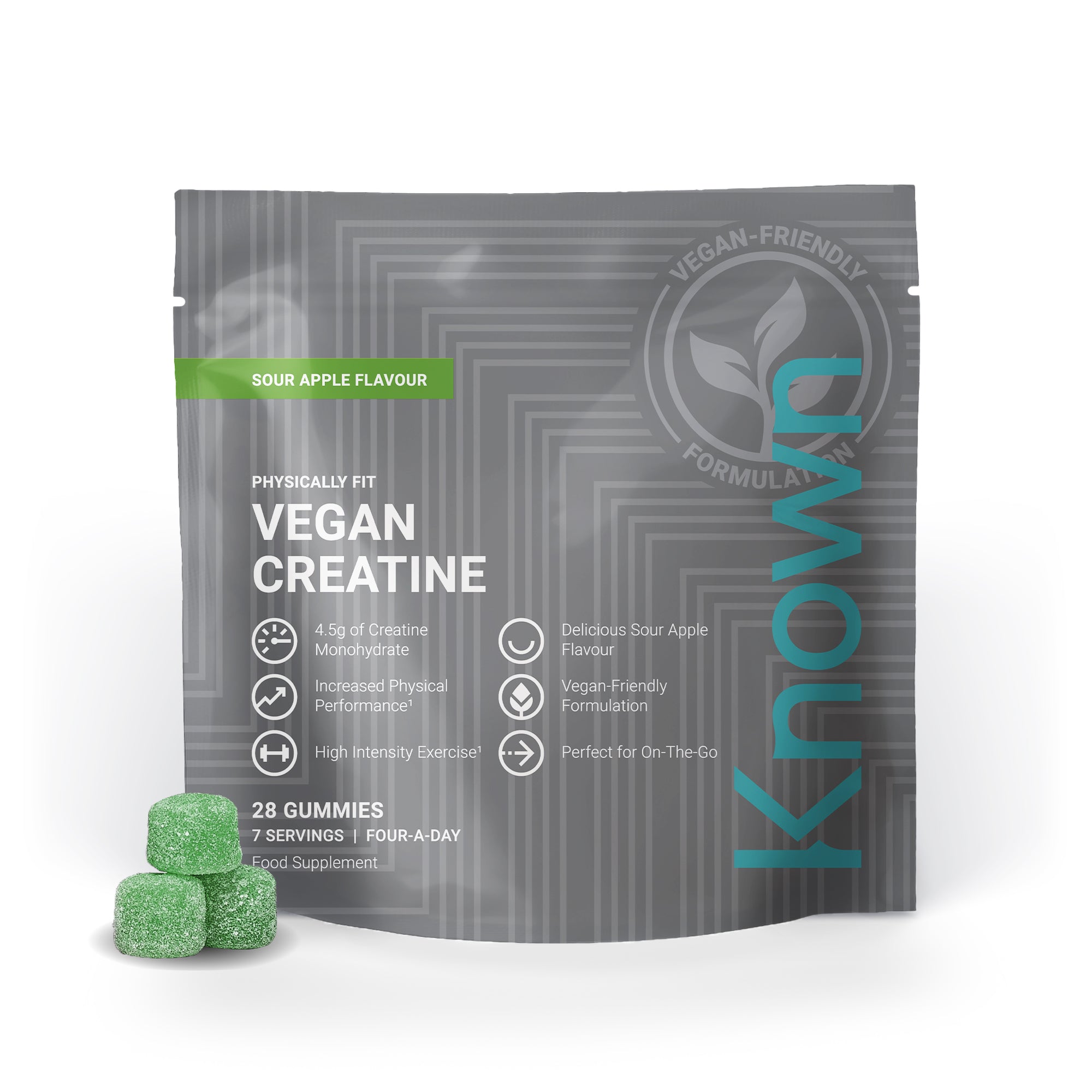 Creatine Gummies On The Go Pouch - Sour Apple