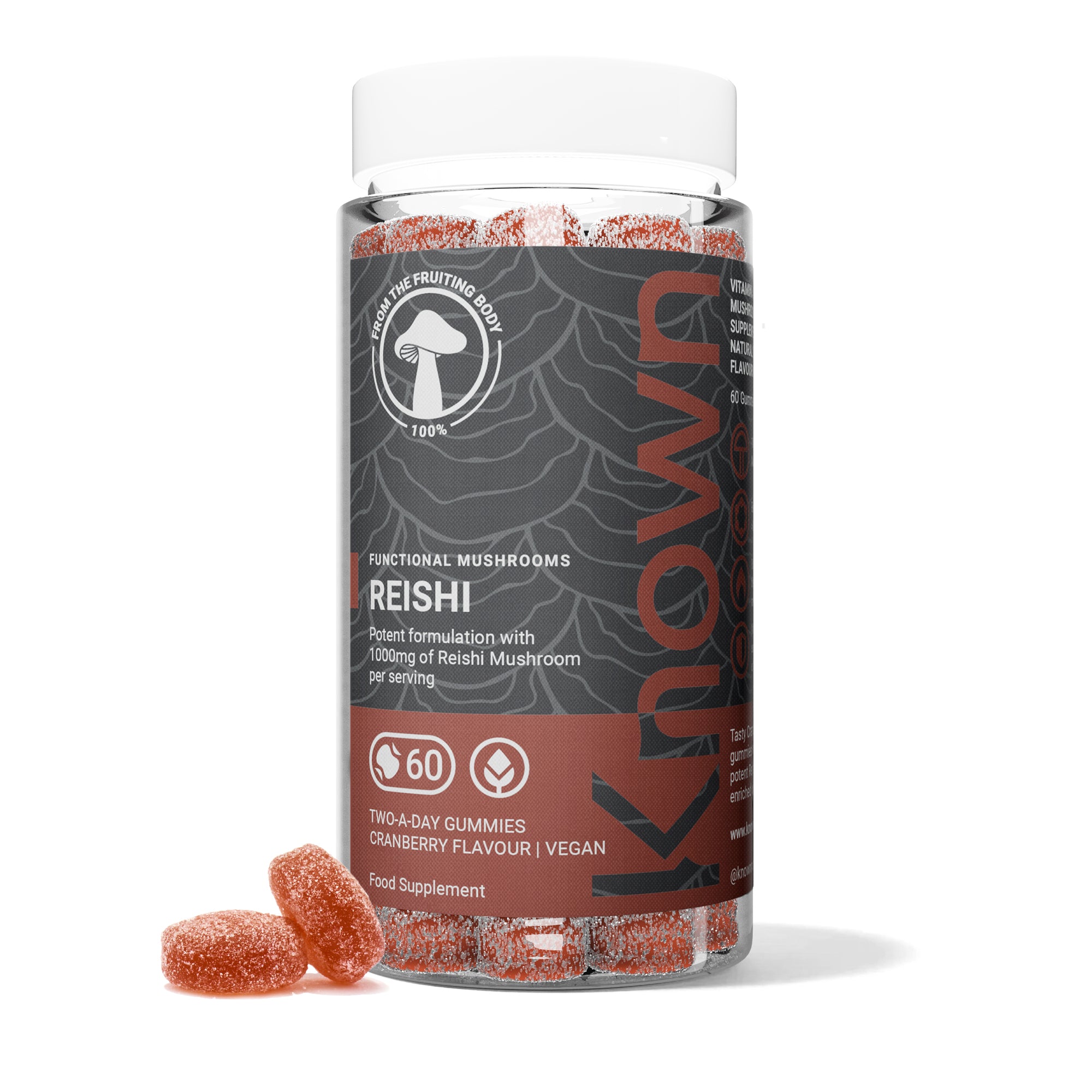 Vegane Reishi-Pilz-Gummibärchen