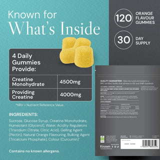 Creatine Gummies Value Pouch - Orange