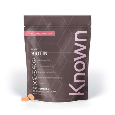 Vegane Biotin-Gummibärchen für das Haar 