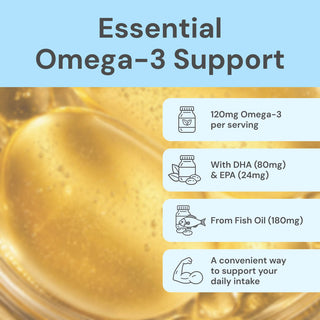 Essentielle Omega-3-Fruchtgummis 