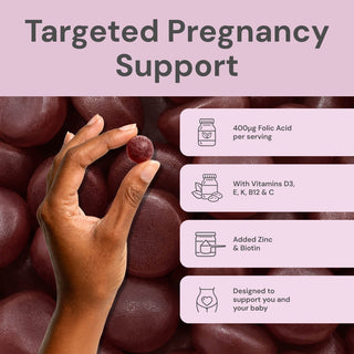 Pregnancy Support Gummies On The Go Pouch