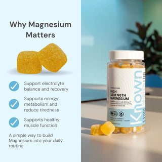 Vegane Magnesium-Gummibärchen mit hoher Wirkstärke