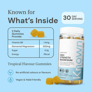 Vegane Magnesium-Gummibärchen mit hoher Wirkstärke