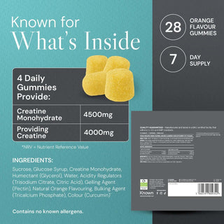 Creatine Gummies On The Go Pouch - Orange